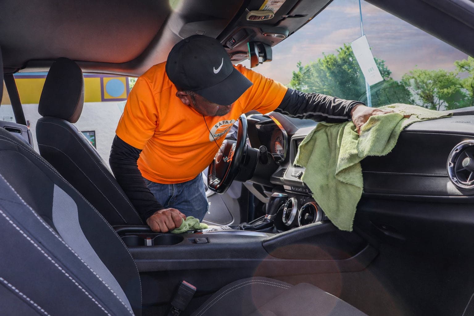 Interior cleaning included with Interior Super Clean at Safari Franklin