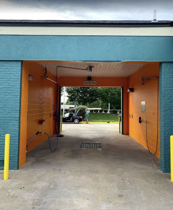 Self-serve bay at Safari Car Wash Hendersonville